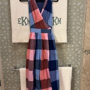 Anthropologie Plaid Maxi Dress